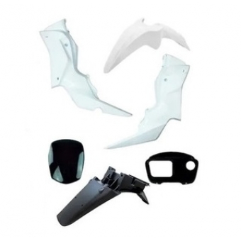 KIT CARENAGEM POP 100 BRANCO 15 KIT CARENAGEM POP 100 BRANCO 15